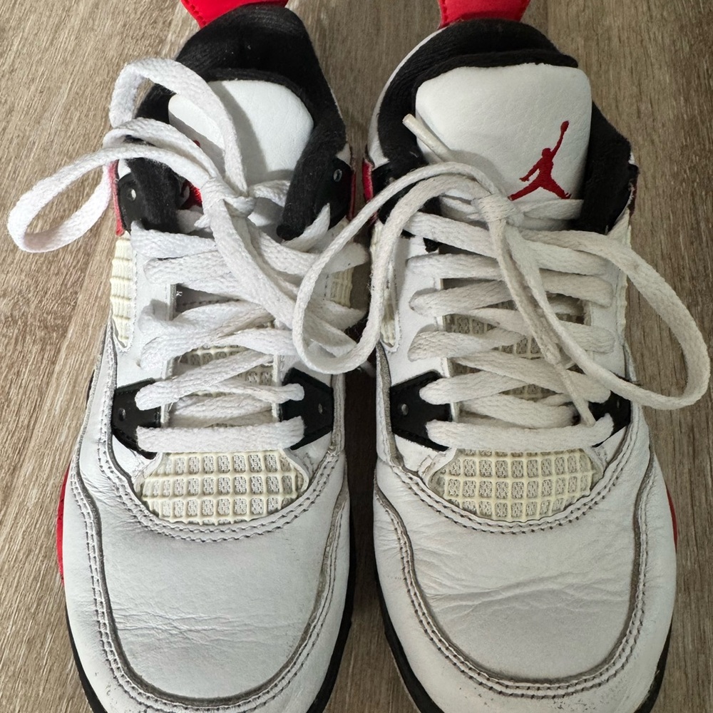 Kids White and Black Sneakers